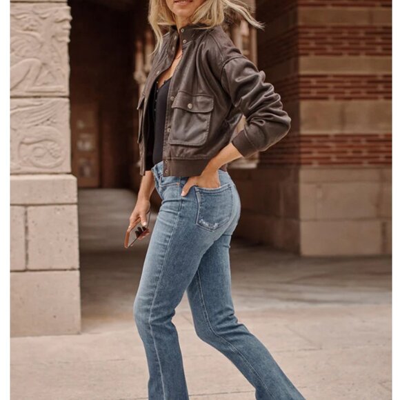 Aviator Bomber Jacket from Evereve - Picture 8 of 9